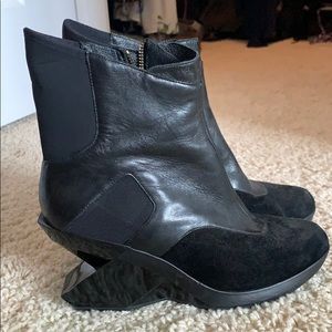 Adidas Y-3 Yohji Yamamoto edgy boots size 6